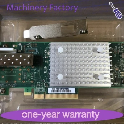 New QLE2690-SR 16GB QLOGIC/MARVELL FC SINGLE PORT PCIE 3.0 X1 SFP HBA - Image 1 of 4