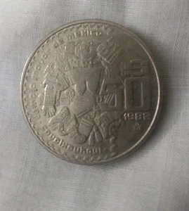 Mexico 50 peso coin, 1982, large size, very beautiful. - Picture 1 of 2