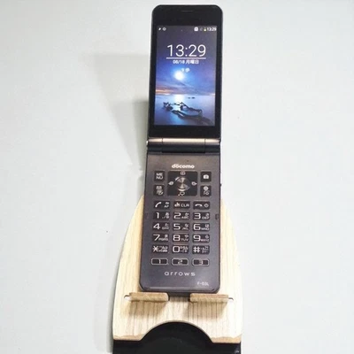 Fujitsu arrows black SIM free 4G F-03L mobile phone Used from Japan Used B＋Rank - Image 1 of 4