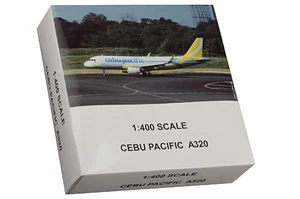 CEBU4320 GeminiJets A320-200 1/400 Model RP-C4107 Cebu Pacific - Picture 1 of 2