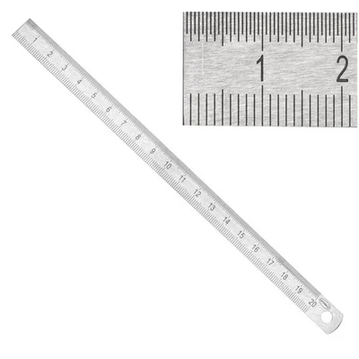 STEINLE Präzisionsmaßstab 1000 mm INOX flexibel Stahlmaßstab Metalllineal - Bild 1 von 3