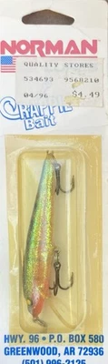 BILL NORMAN Deep Crappie Minnow PEARCH 2" Brilla Nuevo de Lote Antiguo Gel-Coat B5-153 Foto 1 de 3