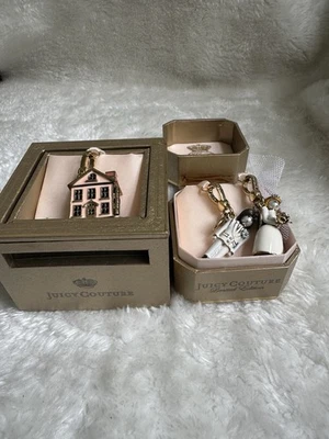 NWT Juicy Couture LTD ED 2011 Bride And Groom Charm For Bracelet Or Bag Box #46 - Image 1 of 4