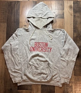 Vintage Boston University 70s 80s Champion Men’s Medium USA  Gray Flaws - Picture 1 of 7