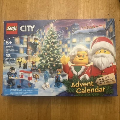 LEGO City 2023 Advent Calendar 60381 Christmas Holiday Countdown Playset, Gift - Image 1 of 4