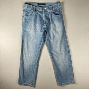 South Pole Jeans Mens 36x29 Blue Wash Baggy Loose Fit 100% Cotton Y2K 5180 Denim - Picture 1 of 11