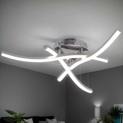 LED Ceiling Light 3 Wave Lights Modern Kitchen Living Room Bedroom Pendant Lamp