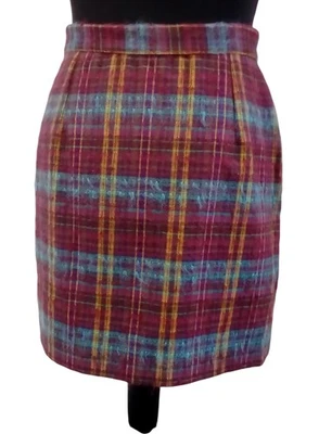 Brora British Tailoring Skirt Wool Blend Plaid Lined UK 14 - Image 1 of 4
