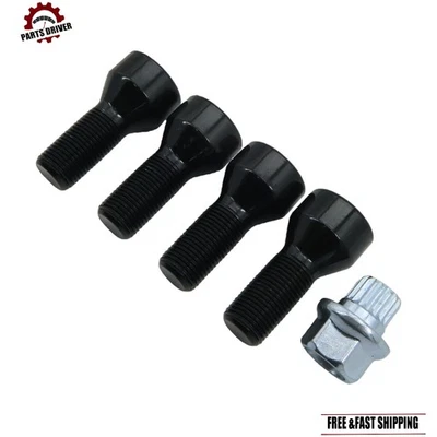 36136776076 NUEVO Kit de pernos de bloqueo de rueda apto para BMW F12 F30 F32 F02 F07 F10 Foto 1 de 4