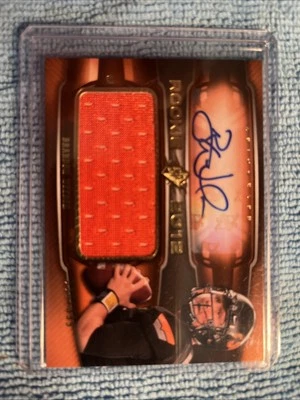 2012 SPx #68 Brandon Weeden Auto Jersey 030 /399 - NM-MT - Image 1 of 3