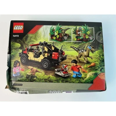 LEGO Jurassic World Raptor Off-Road Escape 76972 Dinosaur Set New Damaged Box - Image 1 of 4