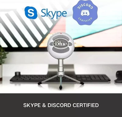 Blue Snowball iCE USB Mic for Recording Streaming Podcasting Gaming on PC - Image 1 of 4