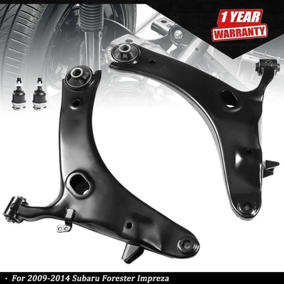 Brazos de control inferiores delanteros con kit de rótula 2 piezas para Subaru Forester 2009-2013 Foto 1 de 4