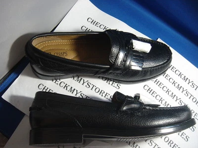 NUEVO EN CAJA $80 ZAPATOS MOCASINES DE DISEÑO CHAPS CUERO BORLA CARSON NUEVOS Foto 1 de 4