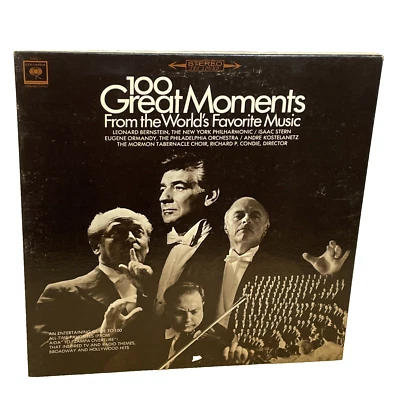 100 Great Moments From the World's Favorite Music (Vinyl, 1967) Columbia Masterw - Image 1 of 4