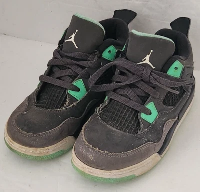 Nike Air Jordan Retro 4 "Green Glow" Baloncesto Gimnasio Tenis 308500-033 Talla 9C Foto 1 de 4