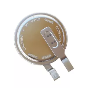 2PCS CR2050HR 3V MAXELL pressure monitoring High temperature battery Japan made - Bild 1 von 3