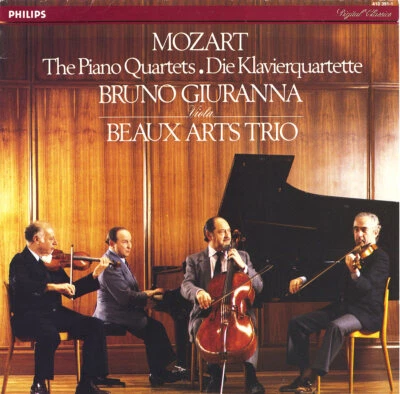 Philips 410391 MOZART Piano Quartets K.478 493 BEAUX ARTS TRIO GIURANNA Viola NM - Image 1 of 3