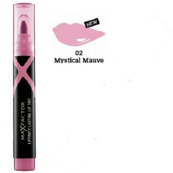 Max Factor Lipfinity Lasting Lip Tint 02 Mystical Mauve x3 pen set
