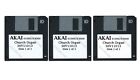 Akai S1000 / S3000 Set Of Three Floppy Disks Church Organ S6v11013