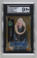 2015 Star Wars High Tek Gold Rainbow 28/50 Bib Fortuna Michael Carter Auto 13r5