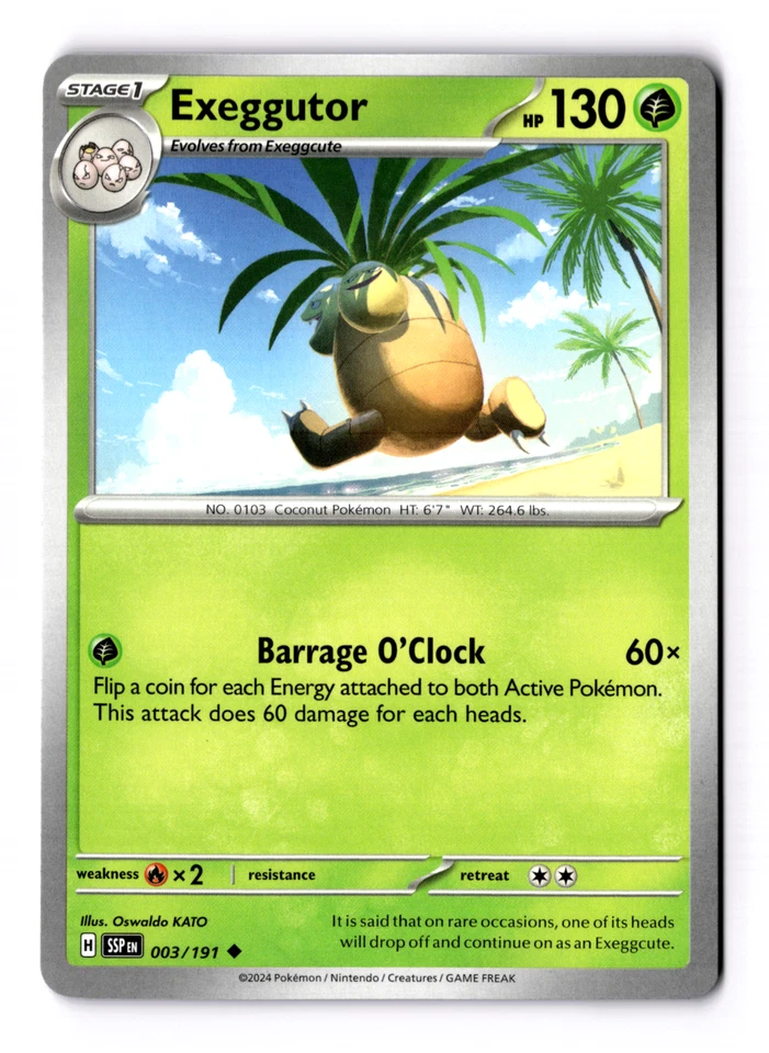 Exeggutor 003/191 Sv08: Surging Sparks Regular - Image 1 of 3
