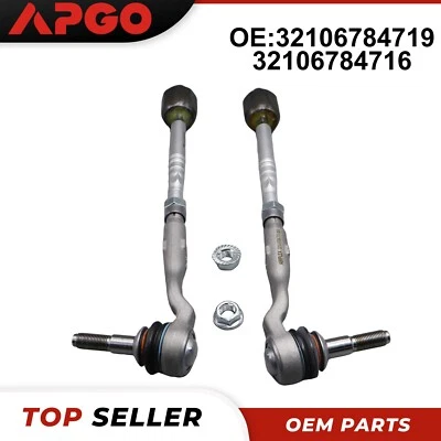 For BMW 528i 535i 650i M5 32106784716/4719 Front Inner Outer Tie Rod Ends 2PCS Foto 1 de 4