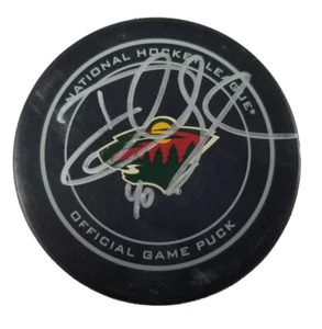 Devan Dubnyk Minnesota Wild Signed Official Autographed Hockey Puck - Picture 1 of 5