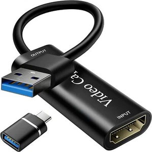 Video Capture Card 4K HDMI auf USB Capture Card, Full HD 1080P USB Capture - Bild 1 von 7
