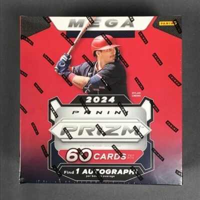 2024 Panini Prizm MLB Baseball Mega Box – 1 Auto and 12 Pink Prizms Average/Box - Image 1 of 4