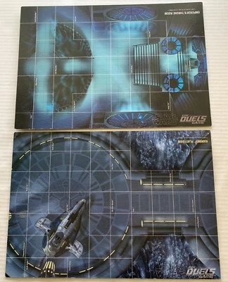 Star Wars Epic Duels Game 2002 Replacement Game Boards LOT of 2 Double Sided - Image 1 of 2
