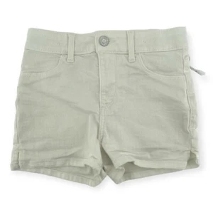 H&M Toddler Girl’s White Stretchy Cotton Adjustable Waist Shorts Size 8 - Picture 1 of 8