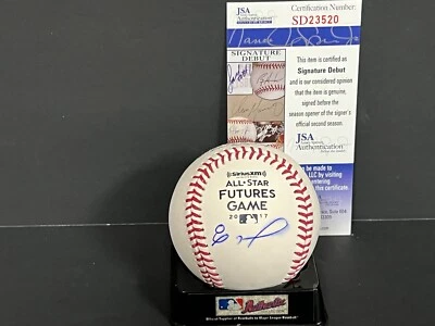 Eloy Jimenez White Sox Auto Signed Baseball 2017 Futures Game JSA COA Imperfect - Image 1 of 2