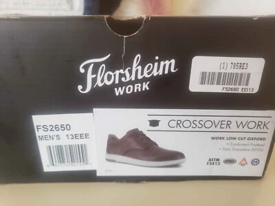 Florsheim Work Men's Crossover Work ST Cognac 13EEE New - Image 1 of 4
