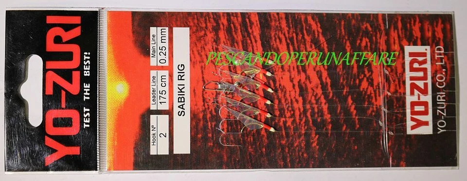 YO-ZURI SABIKI AND RIGS  SABIKI RIG- 6 ami a confezione - Immagine 1 di 1