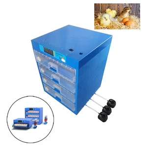 256 Eggs Incubator for Hatching Egg Full Automatic Turning Duck Egg 110V - Picture 1 of 17