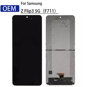 Nuevo digitalizador LCD de repuesto de pantalla OLED para Samsung Galaxy Z Flip3 5G F711 EE. UU. - Imagen 1 de 8