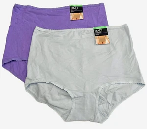 Bali Cool Comfort Skimp Skamp Brief Panty XL 8 NWT 2332 2 Pack Discontinued - Picture 1 of 3