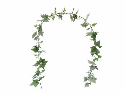 Guirnalda de hojas de hiedra inglesa 7 pies vid verde artificial 80003 Foto 1 de 4