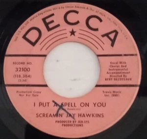 Screamin' Jay Hawkins / I Put A Spell On You - Decca Promo / 45rpm - Picture 1 of 4