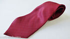 Cravate en soie ALFANI fabriquée en Italie motif diamant rouge bardundy 60"L