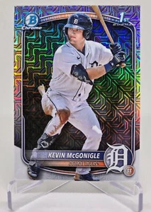 Kevin McGonigle 1st Bowman 2025 Bowman Cromo Mega Caja Mojo Refractor Tigres - Imagen 1 de 2