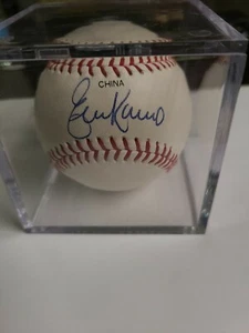 ERIC KARROS AUTO BALL SHIPPED IN CUBE **NO COA** - Picture 1 of 5