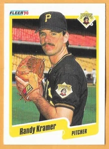 RANDY KRAMER PITTSBURGH PIRATAS #471 - FLEER CASI NUEVO - MONTADO 1990 - Imagen 1 de 2