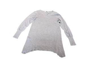 Athleta Plum Sweater Medium Cotton Cashmere Purple Long - Picture 1 of 8