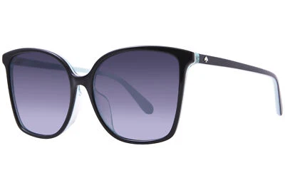 Очки солнцезащитные женские Kate Spade Brigitte/F/S 8079O черные/бирюзовые/серые 58 мм - Изображение 1 из 4