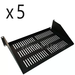Confezione da 5 confezioni mensola server tastiera a sbalzo ventilata montaggio su rack acciaio 19"" 2U 10 - Foto 1 di 4