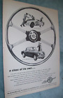 1957 57 MG MGA Sports Coupe & Sebring racer magazine car ad -"A class of its own