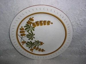 Plato de cena Stangl cerámica flor dorada excelente estado - Imagen 1 de 3
