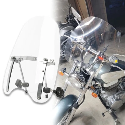 Parabrisas transparente para Suzuki Savage S40 18"x16" manillar de 7/8"" 1"" Foto 1 de 4